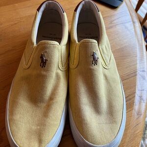 Polo Ralph Lauren Yellow Slip-On Sneakers